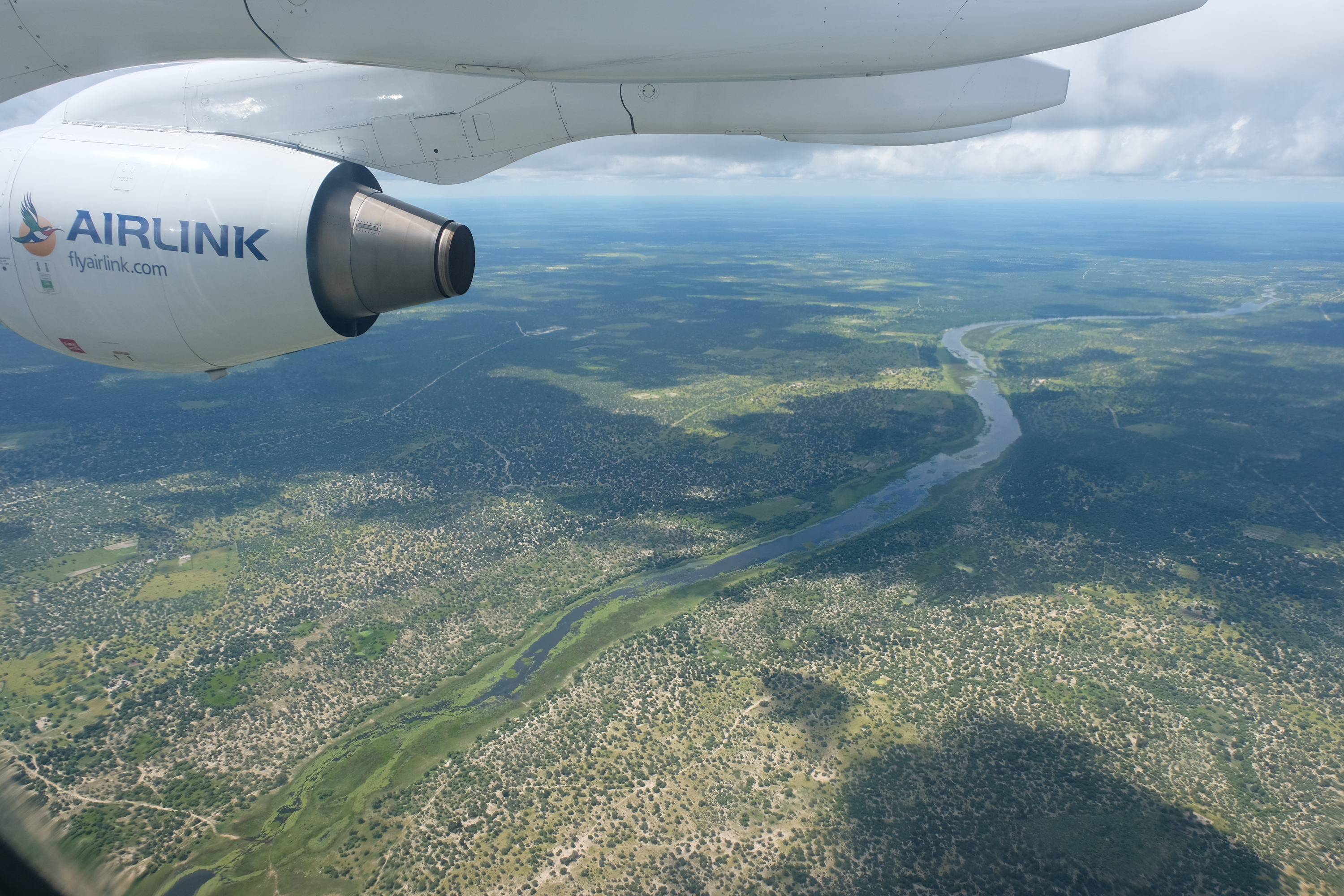 Tomer Admon: aerial view of the Okavango Delta