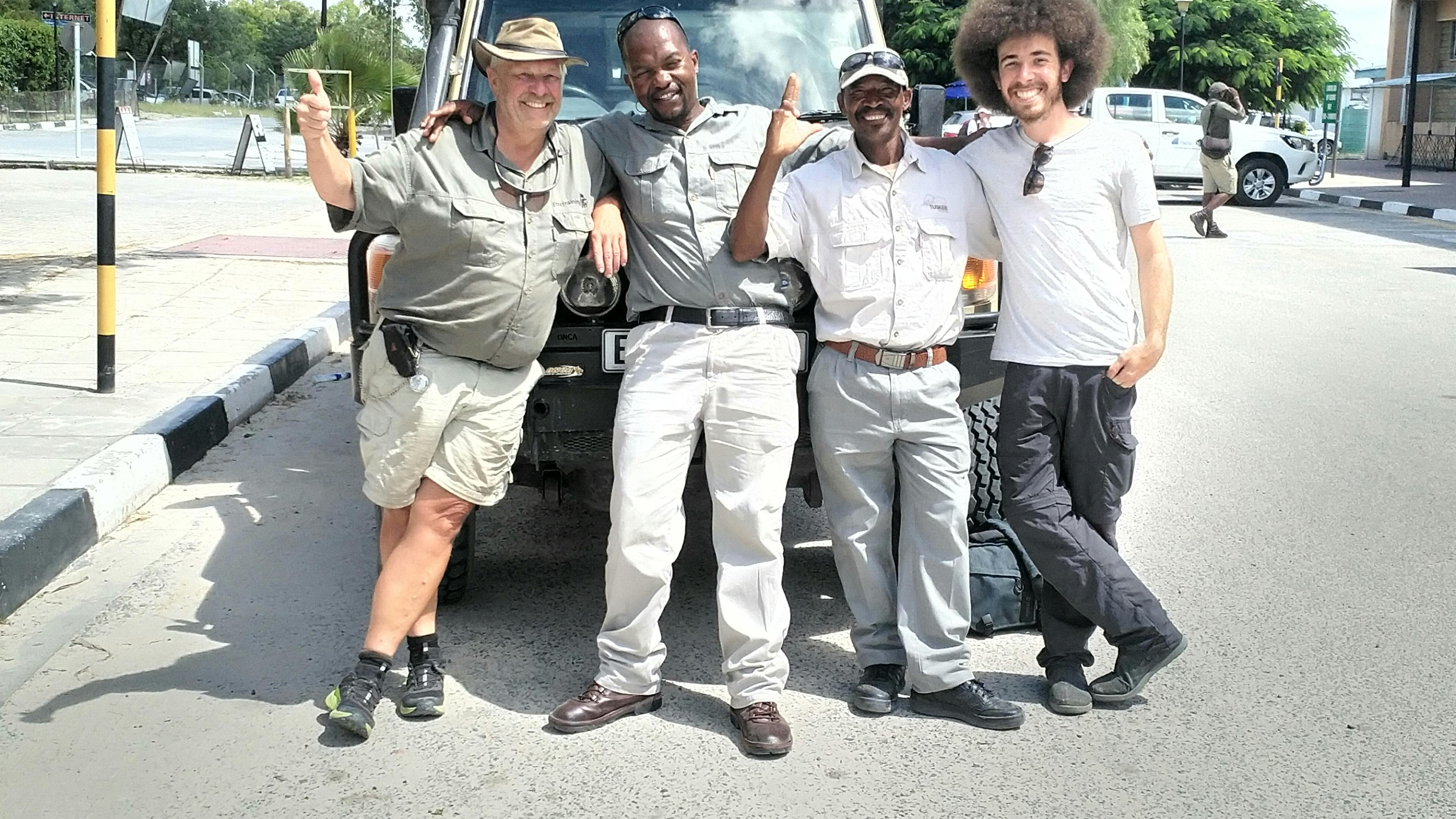 Tomer Admon: posing with the guides