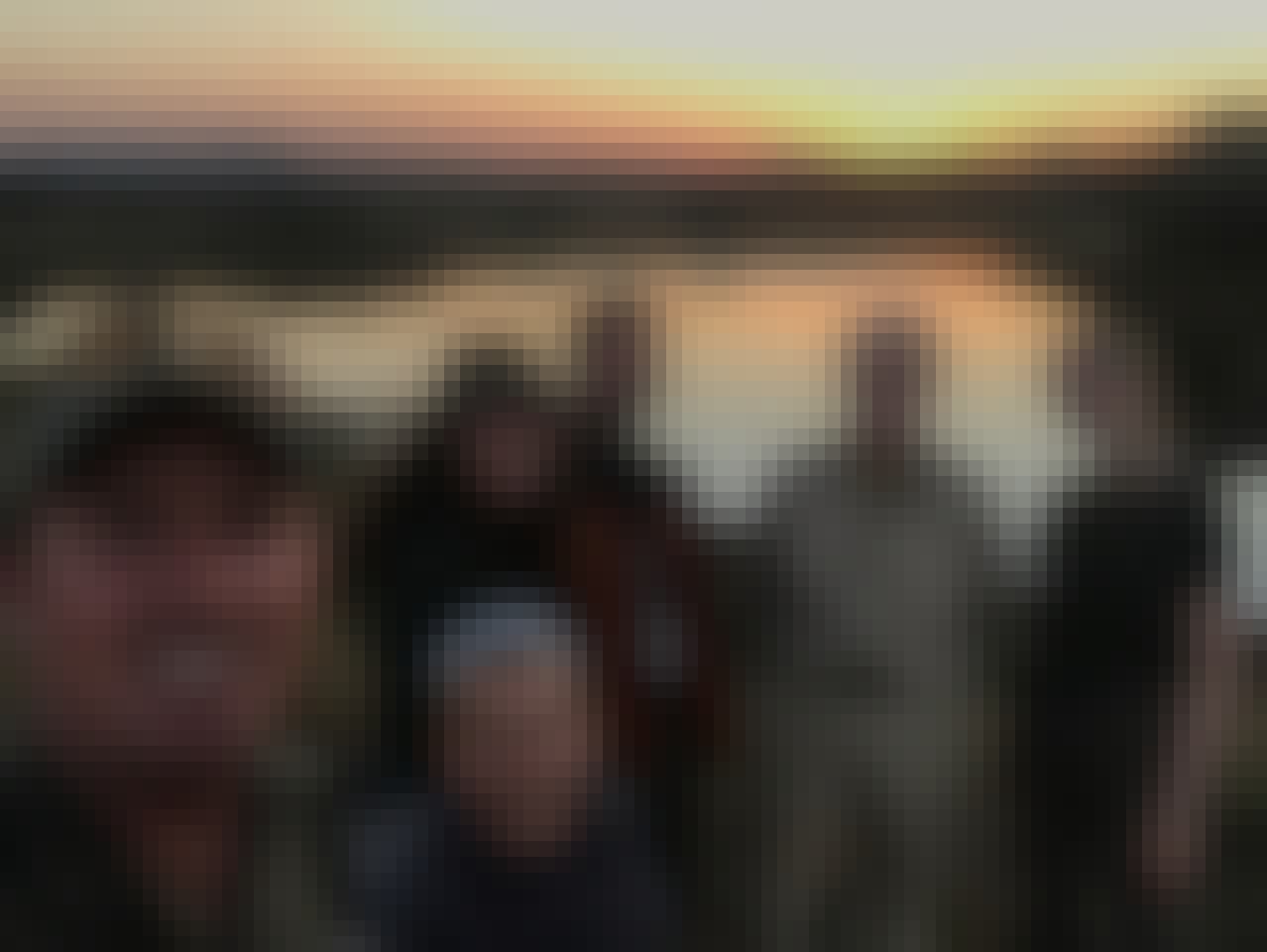 Gabby: Group photo at Phinda in the sunset