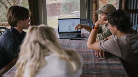 Conservation research volunteer - Wildlife Research and Management - Group of volunteers learning in the Kruger