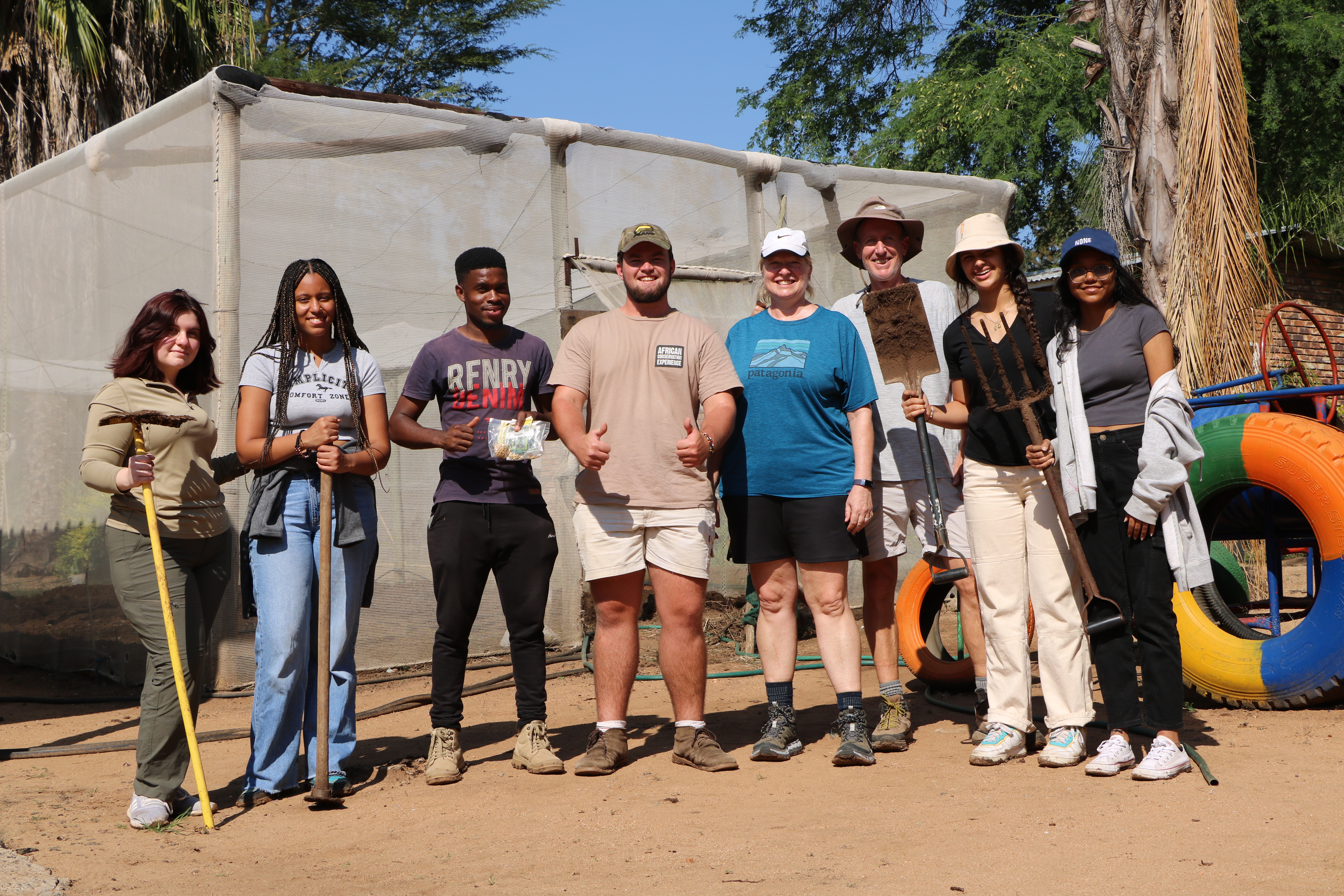 Cas trips - CAS Trip for IB Schools - Group posing after hard work