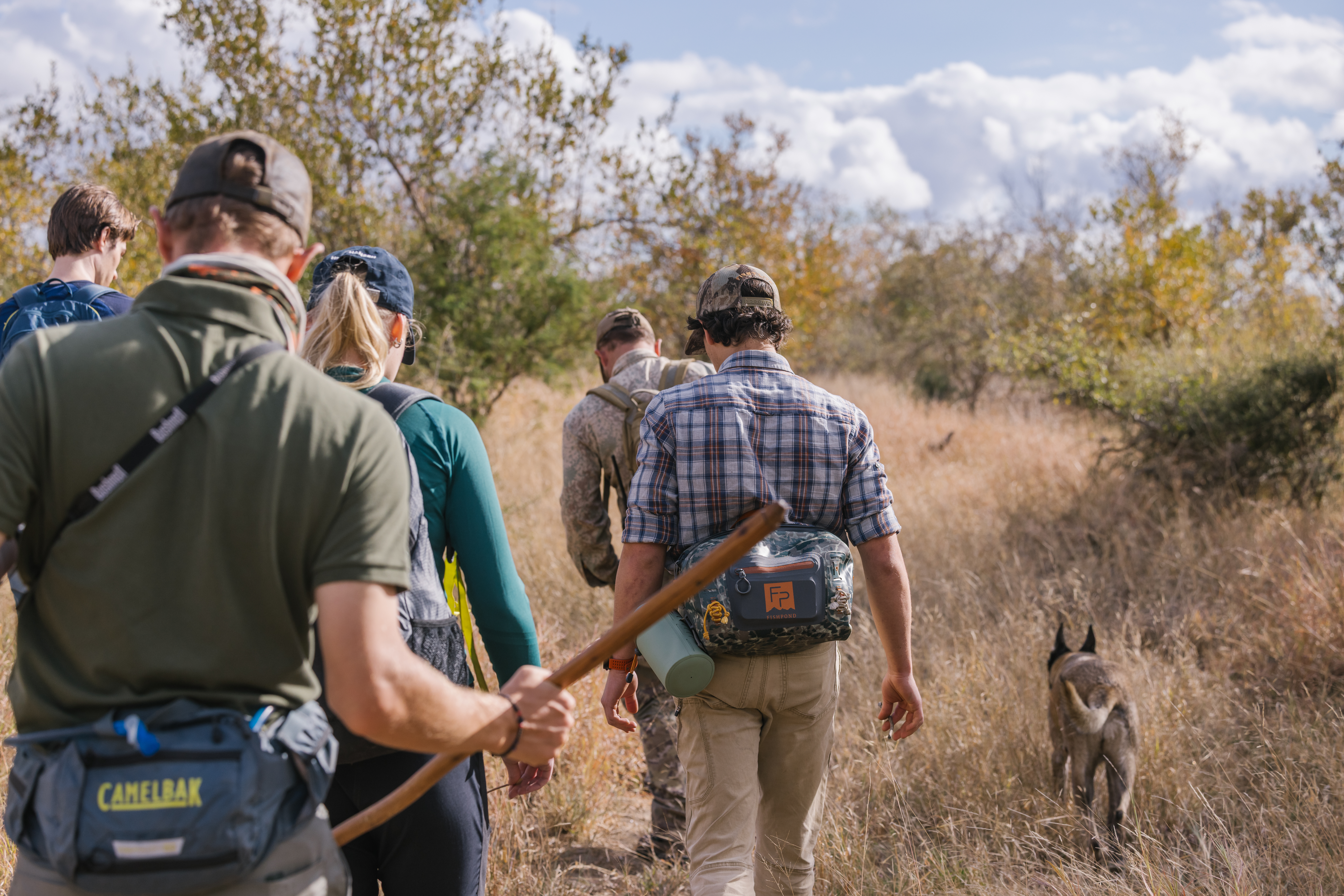 A New Side To The Kruger - group walking in the Kruger National Park