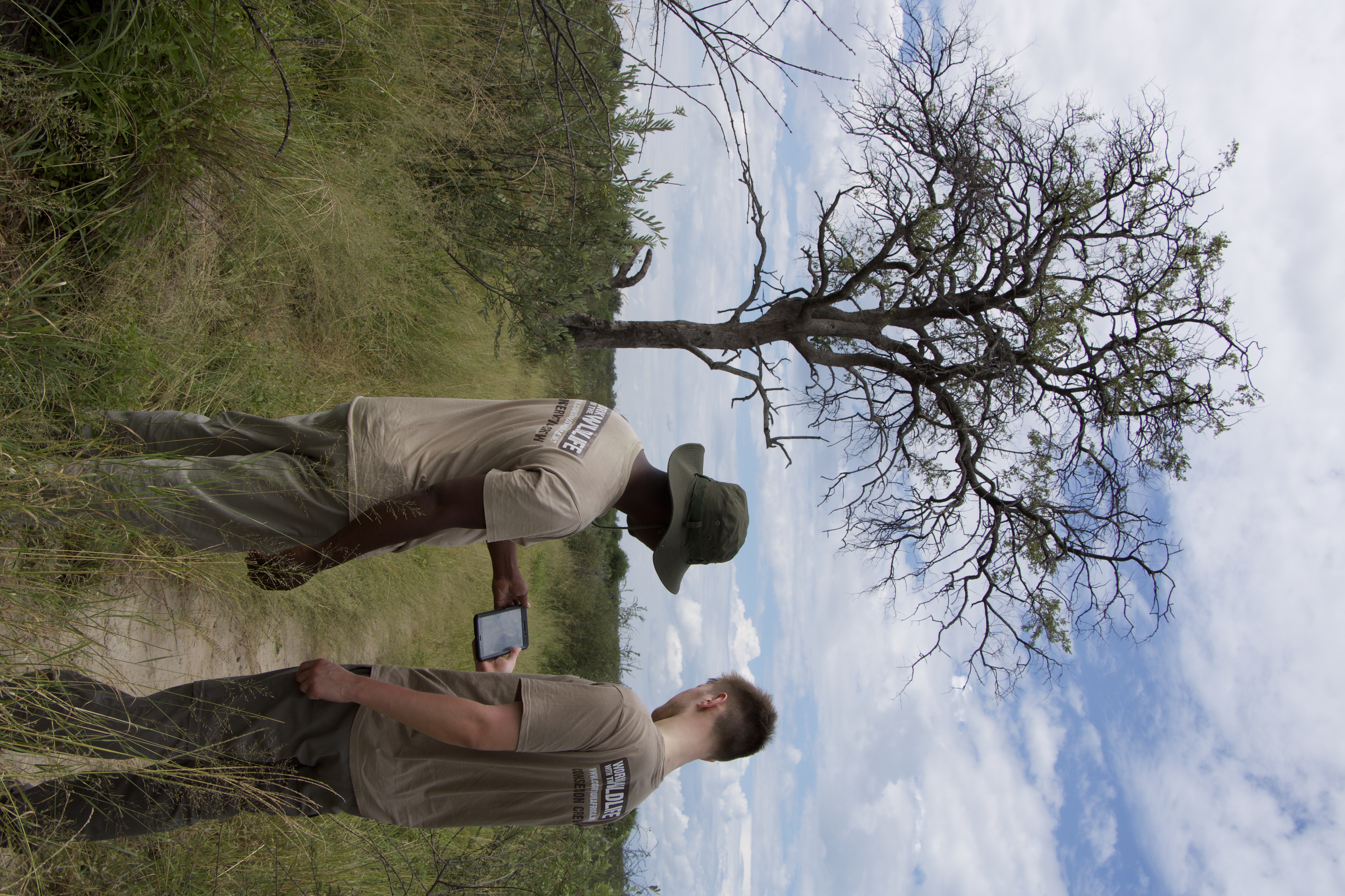 Okavango Wilderness Project - volunteer and project staff collecting data