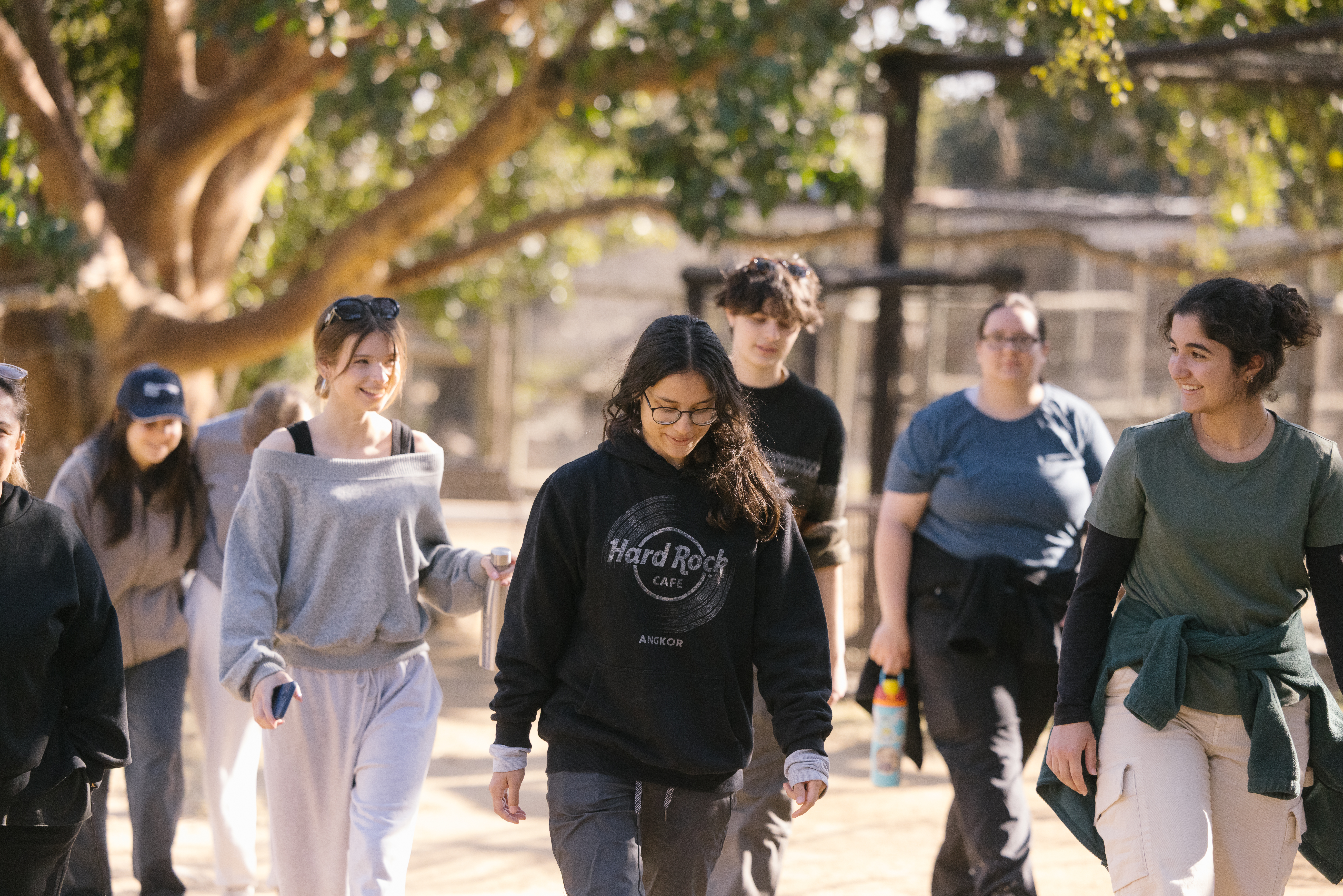 Students socialising