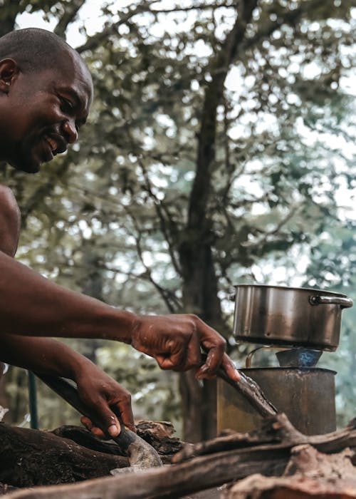 Conservation courses - Conservation courses - Cooking at camp