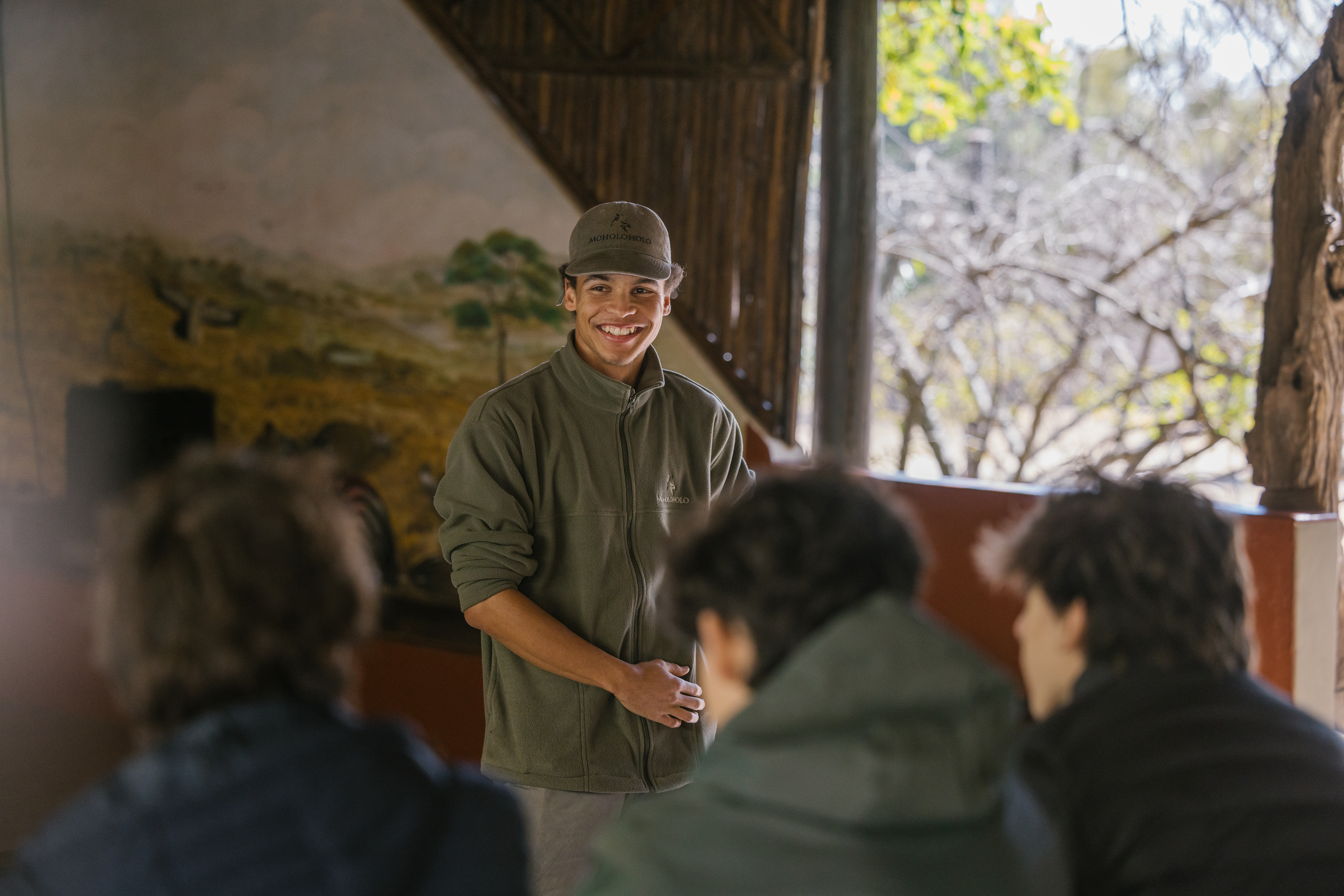 Wildlife veterinary trip to africa for universities - Veterinary Field Trip - Lecture at Moholoholo Wildlife Rehabilitation Centre