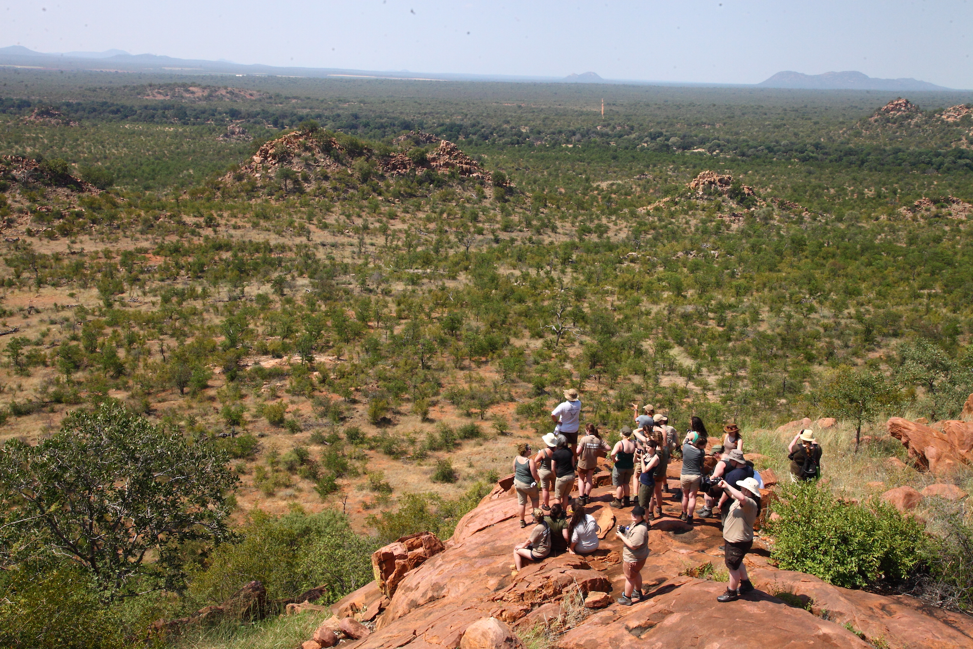 Service learning trips - Service Learning Field Trip - School group enjoying the view