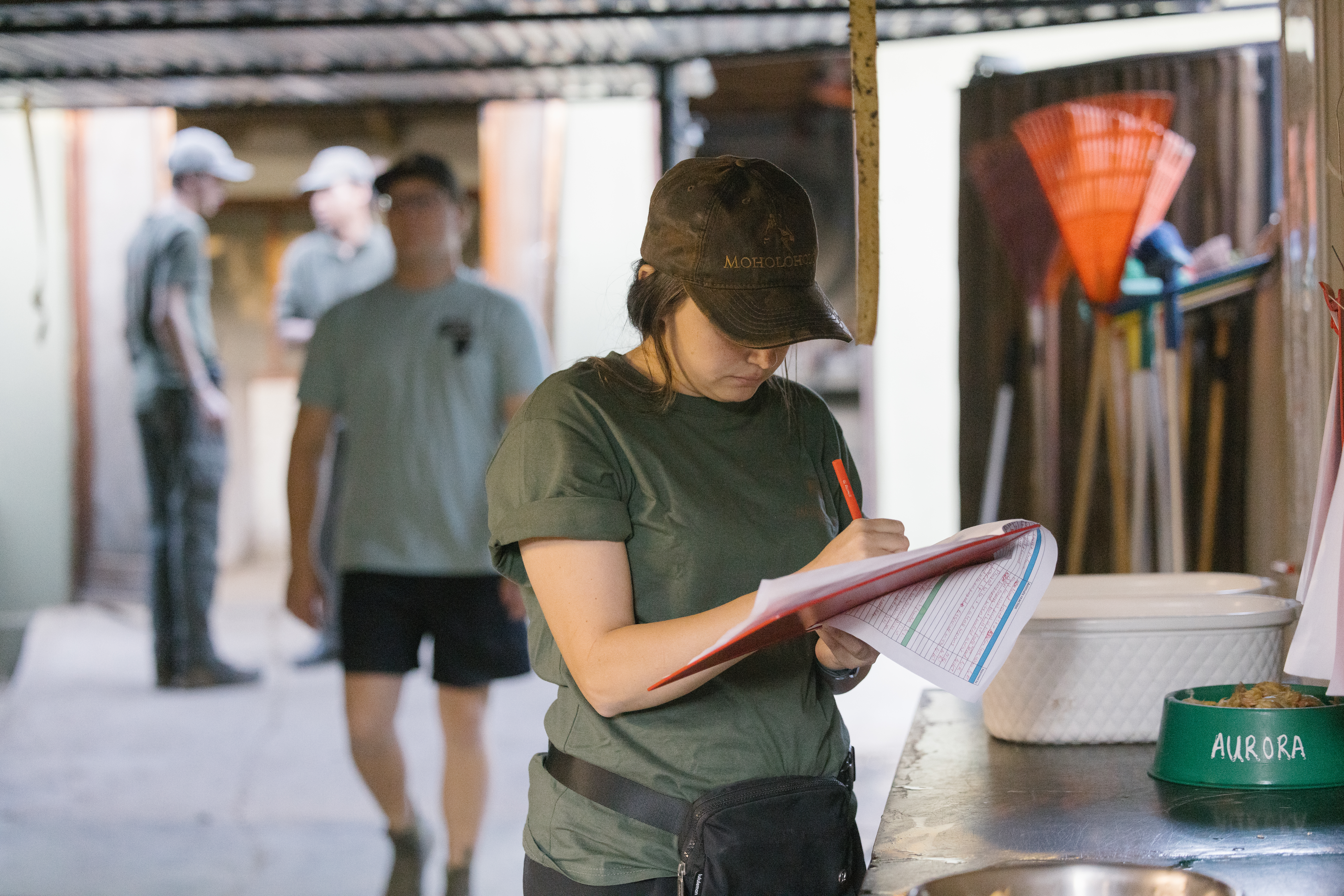 The Clinic To Care Experience - volunteer making notes