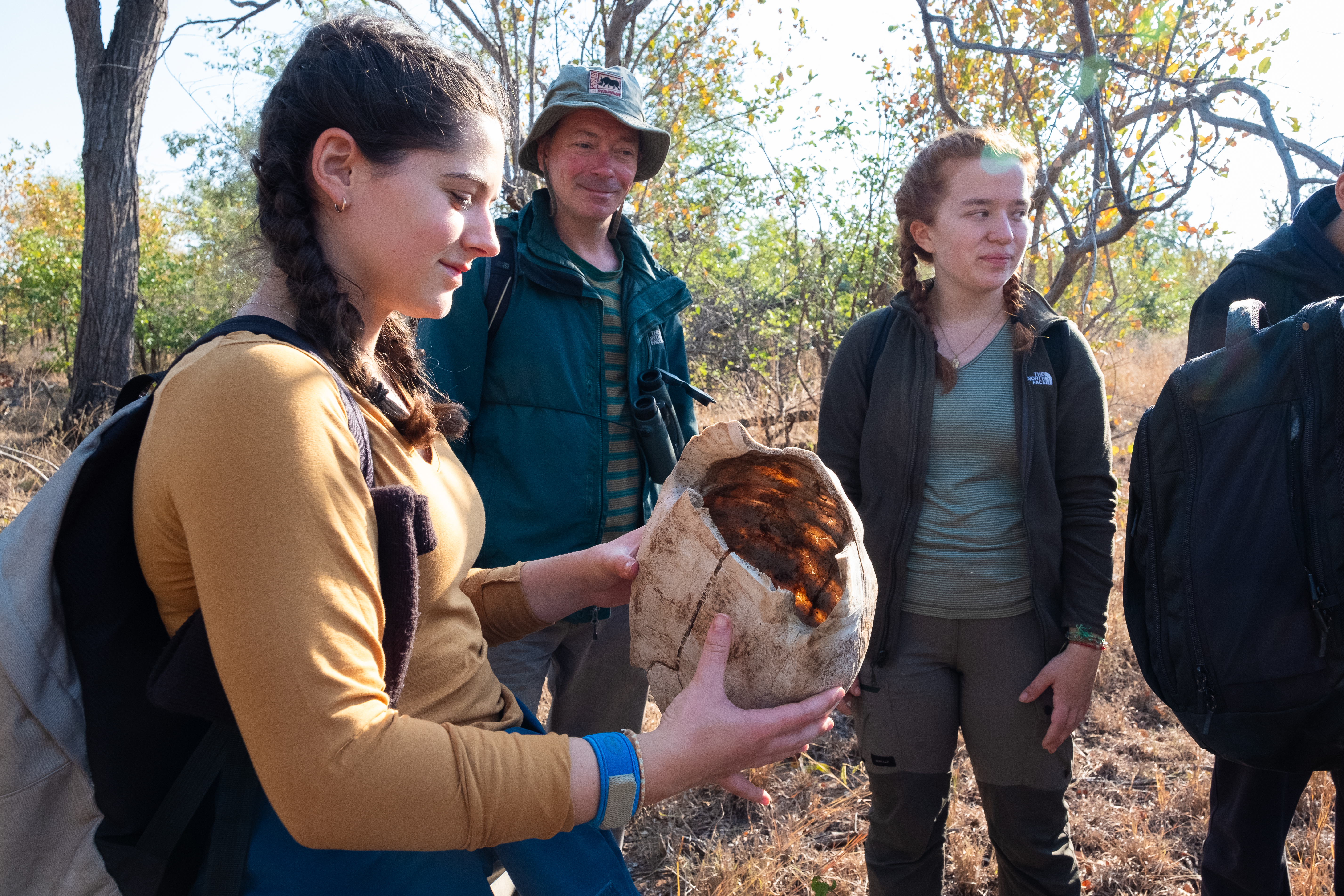 CAS Trip for IB schools - students on a bush walk learning