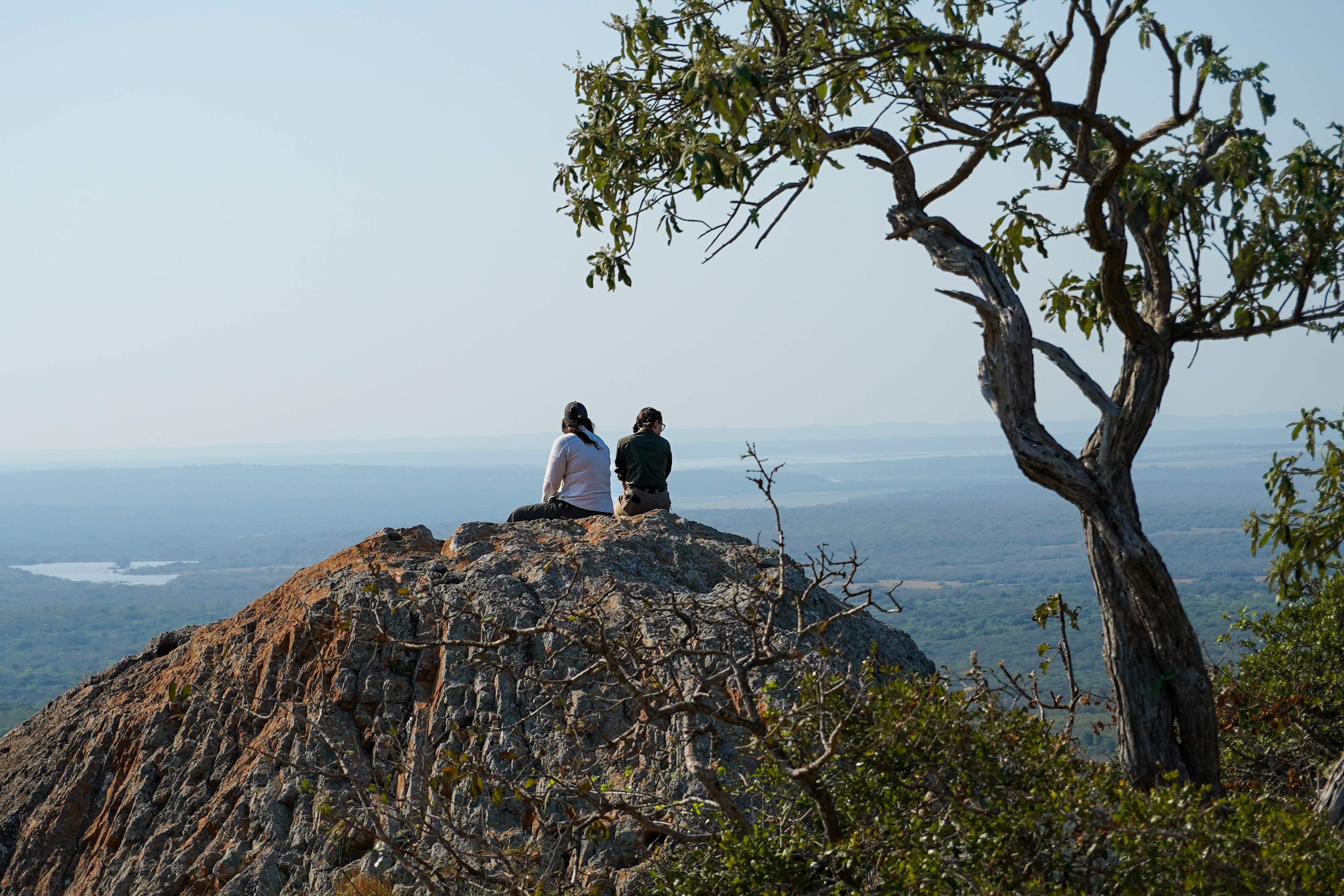 Isabella Drenthen - volunteers overlooking a vast landscape