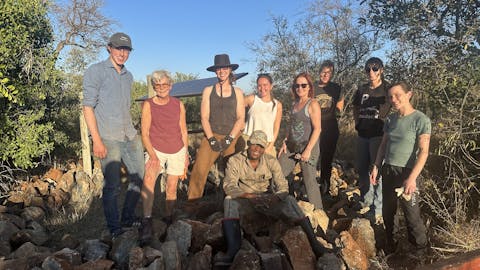 Francesca Weiher - group of volunteers posing with the guide