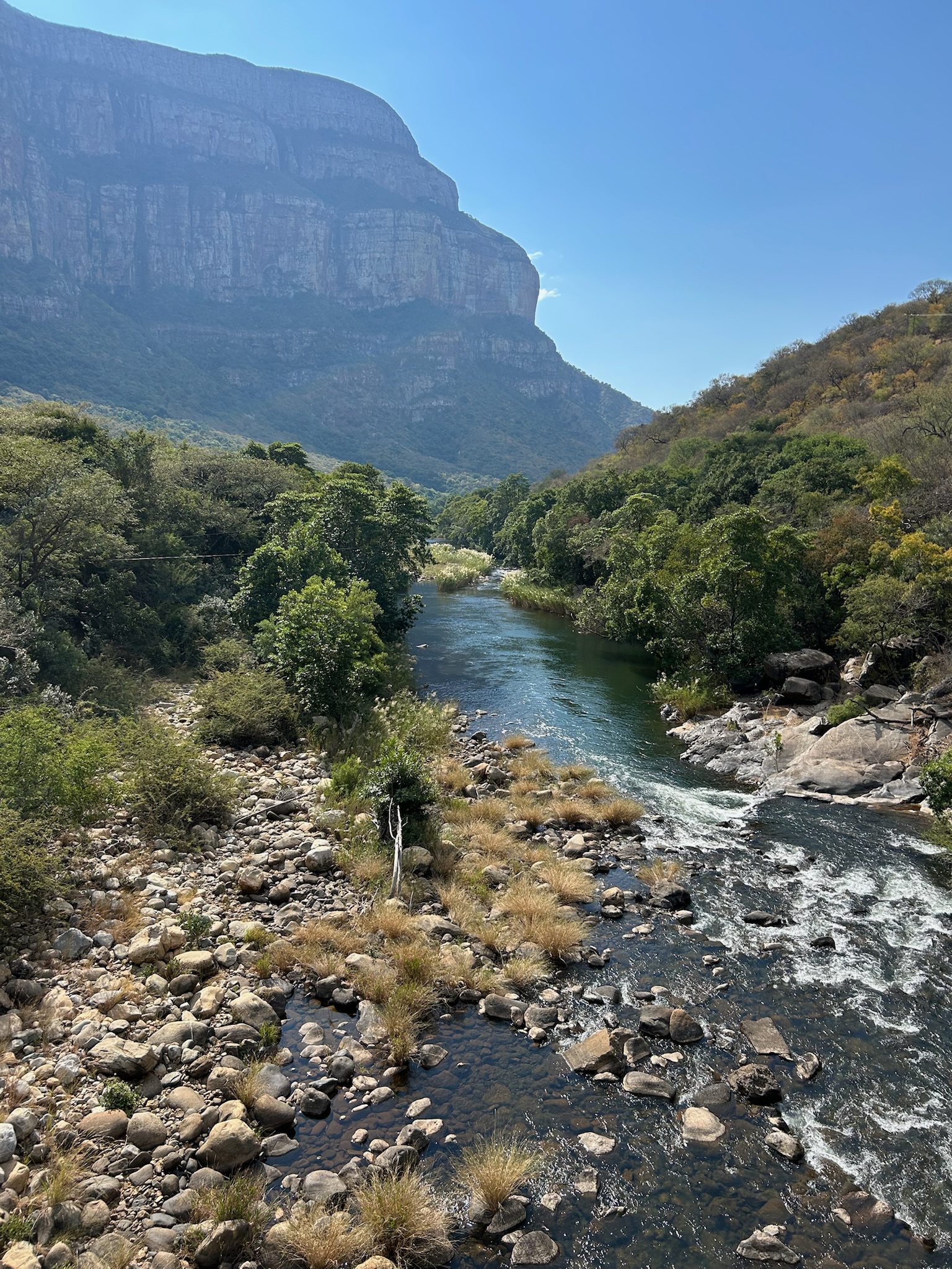 Lynda Amoa and Luis Rosales: view of the Blyde River Canyon 