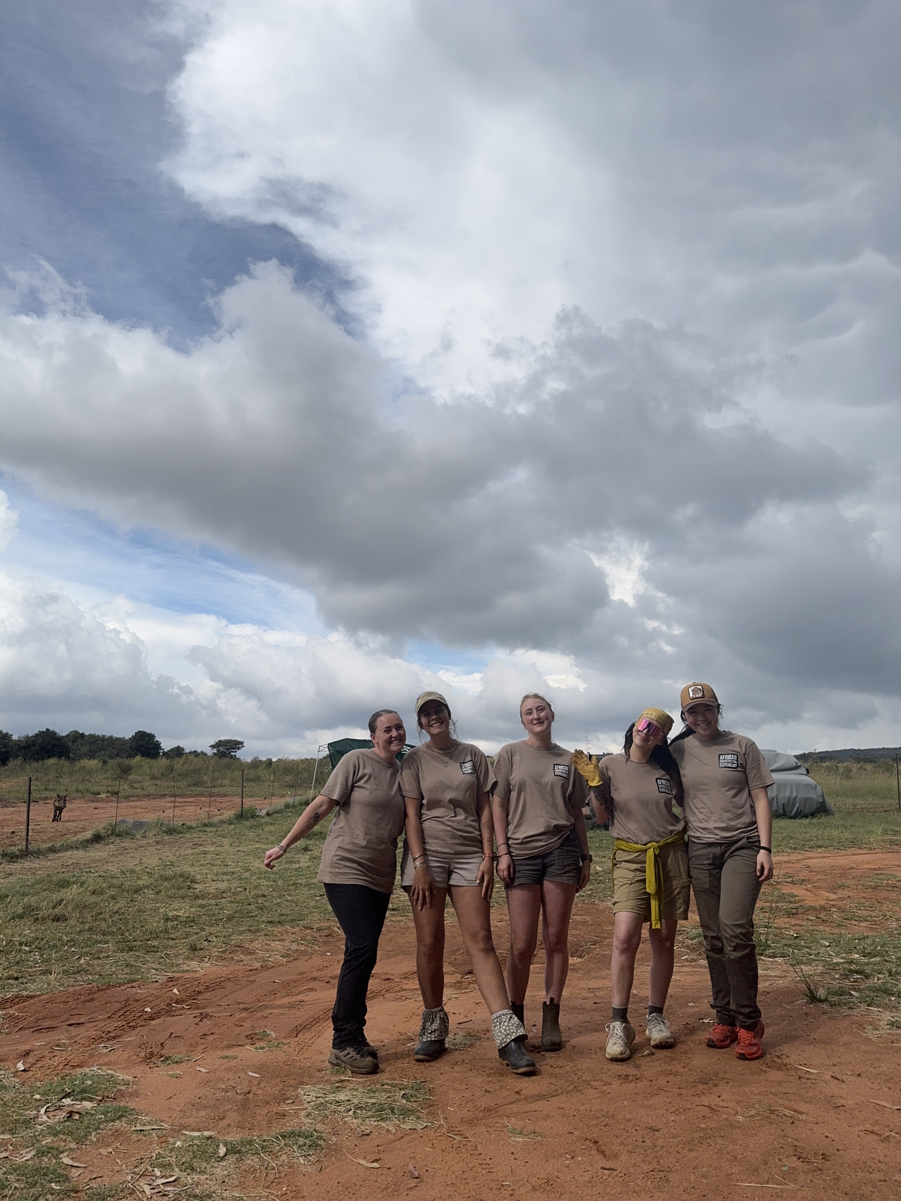 Claire Cameron - Group of volunteers posing