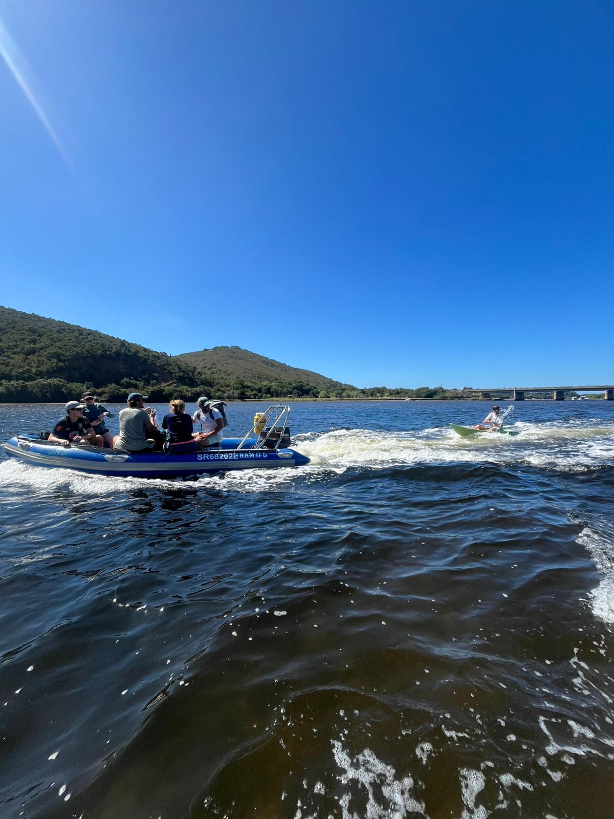 Timothy Donaldson - Volunteers in a boat