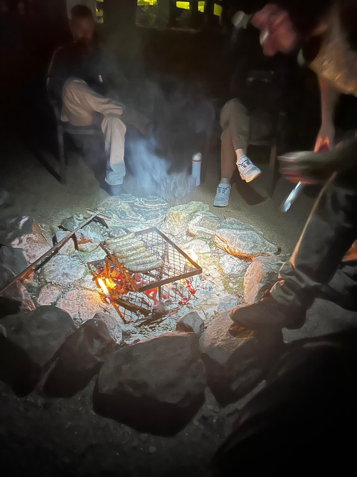Katie Murray: Cooking food on a fire at Vikela
