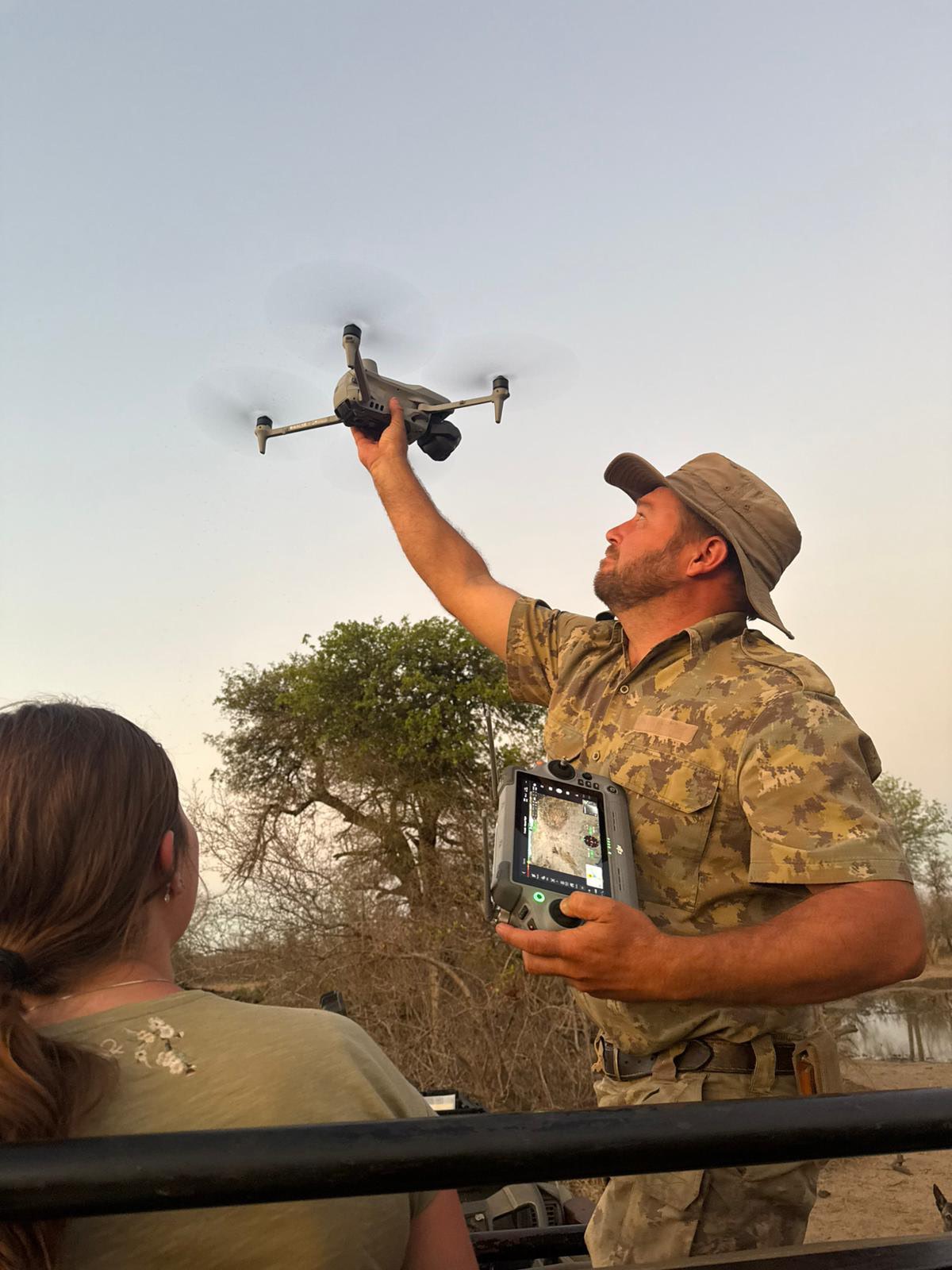 Iris Walling: guide catching a tracking drone