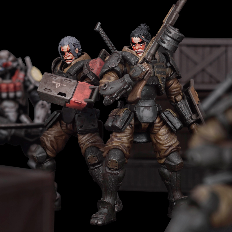 ACID RAIN Misshaku & Naraen アシッドレイン Acid Rain FAV-A46 Misshaku & Naraen Action Figure Set