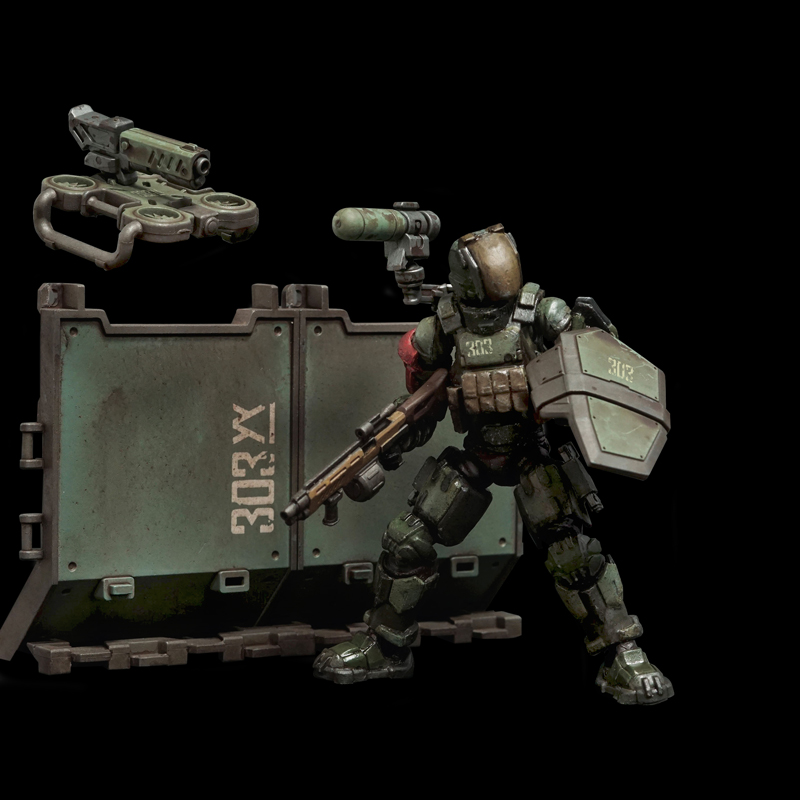 アシッドレイン　ACID RAIN 第303海兵隊 3個セット　パワーアーマー ACID RAIN WORLD | Products | FAV-AP06 Power Armor Expansion
