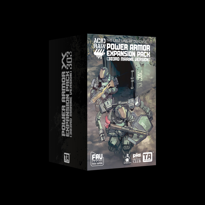 アシッドレイン　ACID RAIN 第303海兵隊 3個セット　パワーアーマー Acid Rain Fav-Sp30 Donovan + AP-18303 Marine Corps Weapon