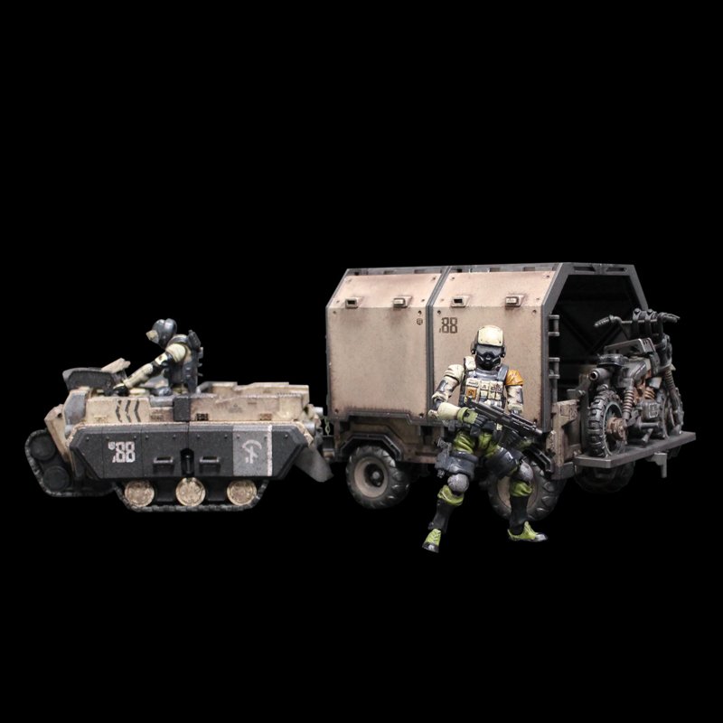 ACID RAIN WORLD | Products | FAV-A06 Sand Armored Trailer Set