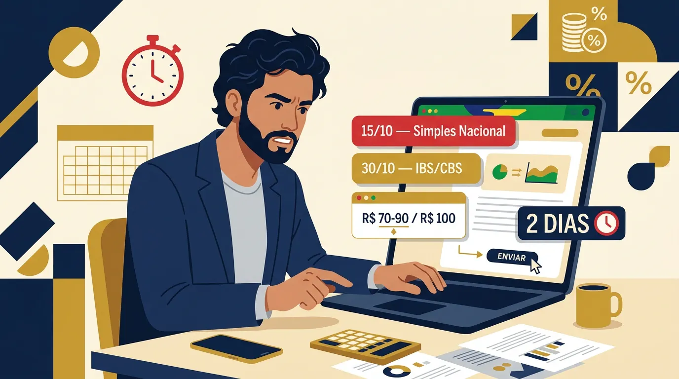 Faltam 2 dias para o prazo do Simples Nacional: a fórmula que simplifica a decisão do híbrido — e o erro que ainda confunde a maioria