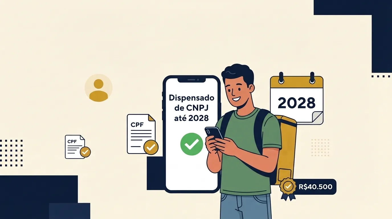 Nanoempreendedor: quem é, por que está isento de CNPJ e nota fiscal até 2028 — e o que muda depois