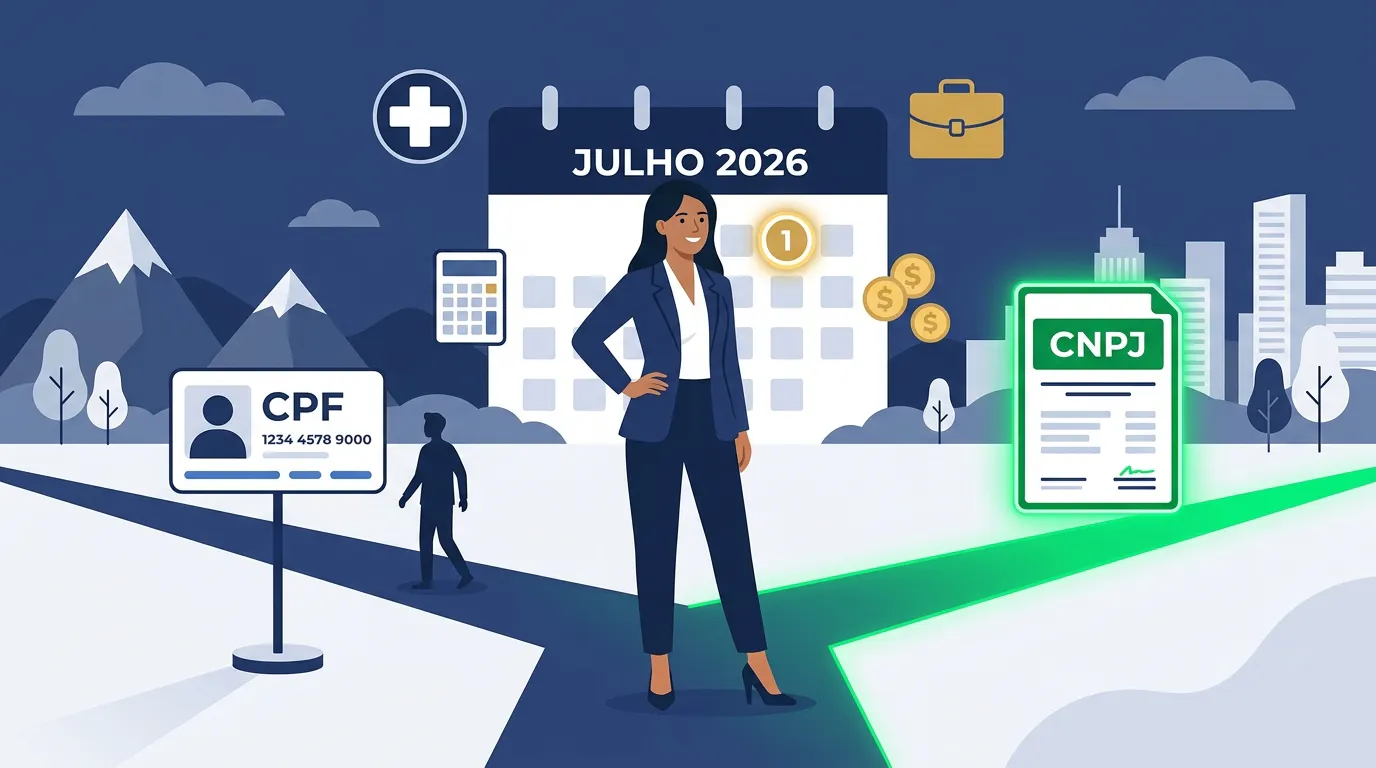 CNPJ Obrigatório para Autônomos em Julho de 2026: o Que Muda para Quem Trabalha por Conta Própria