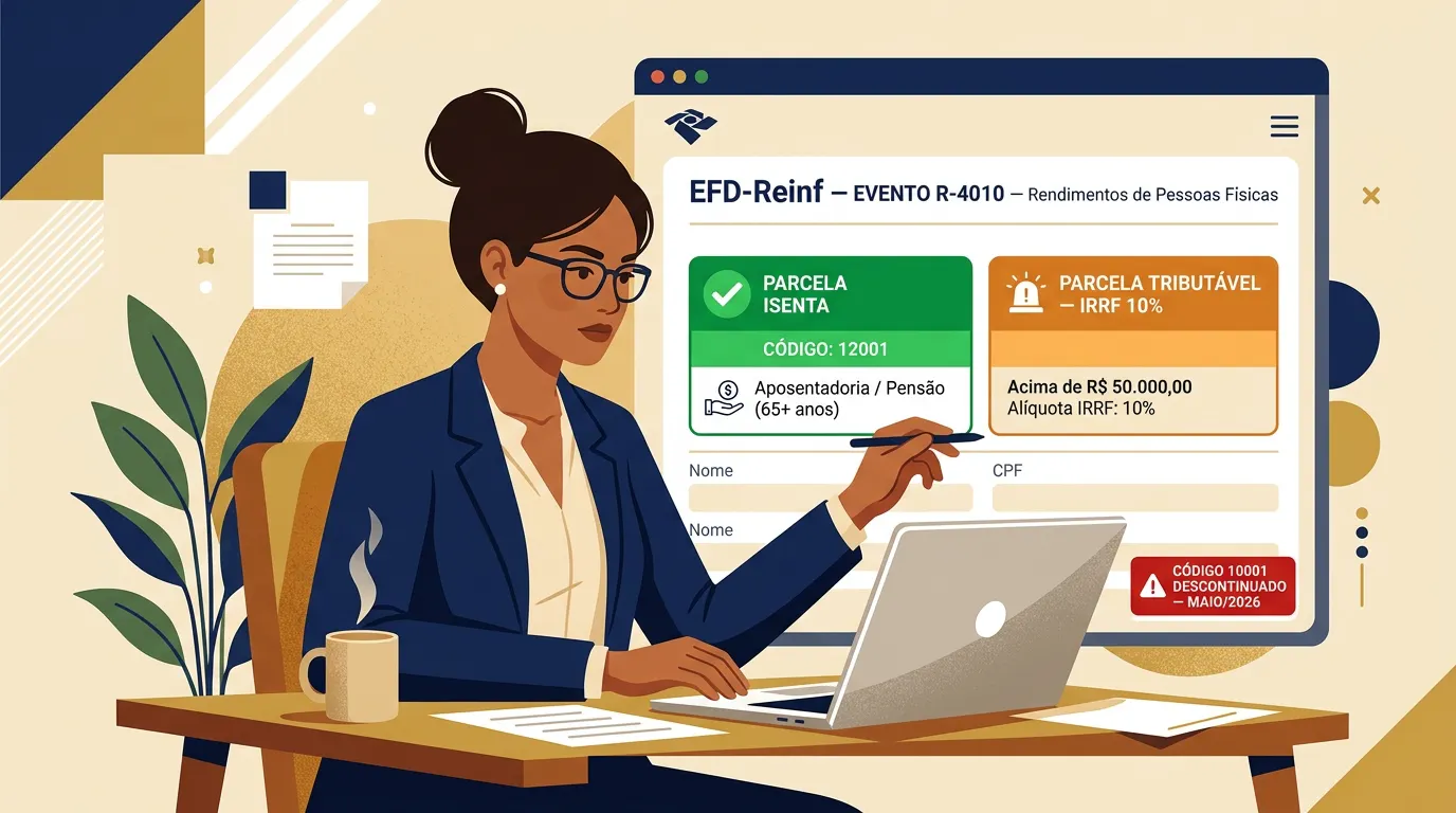 EFD-Reinf e lucros em 2026: a mudança que sua empresa precisa implementar agora — código antigo foi descontinuado em maio