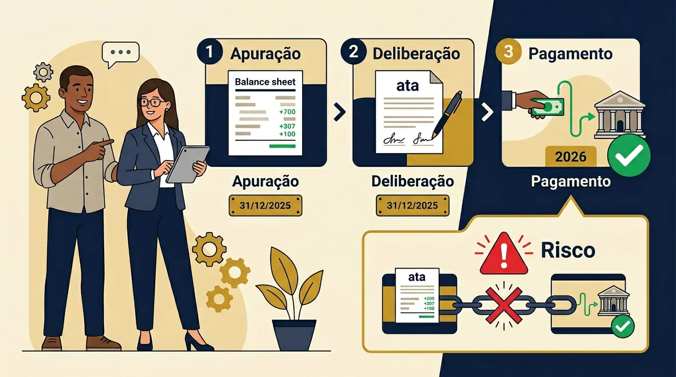 Antecipação de lucros em 2026: o que sua ata de 2025 precisa ter para garantir a isenção — e os erros que estão levando empresas à autuação