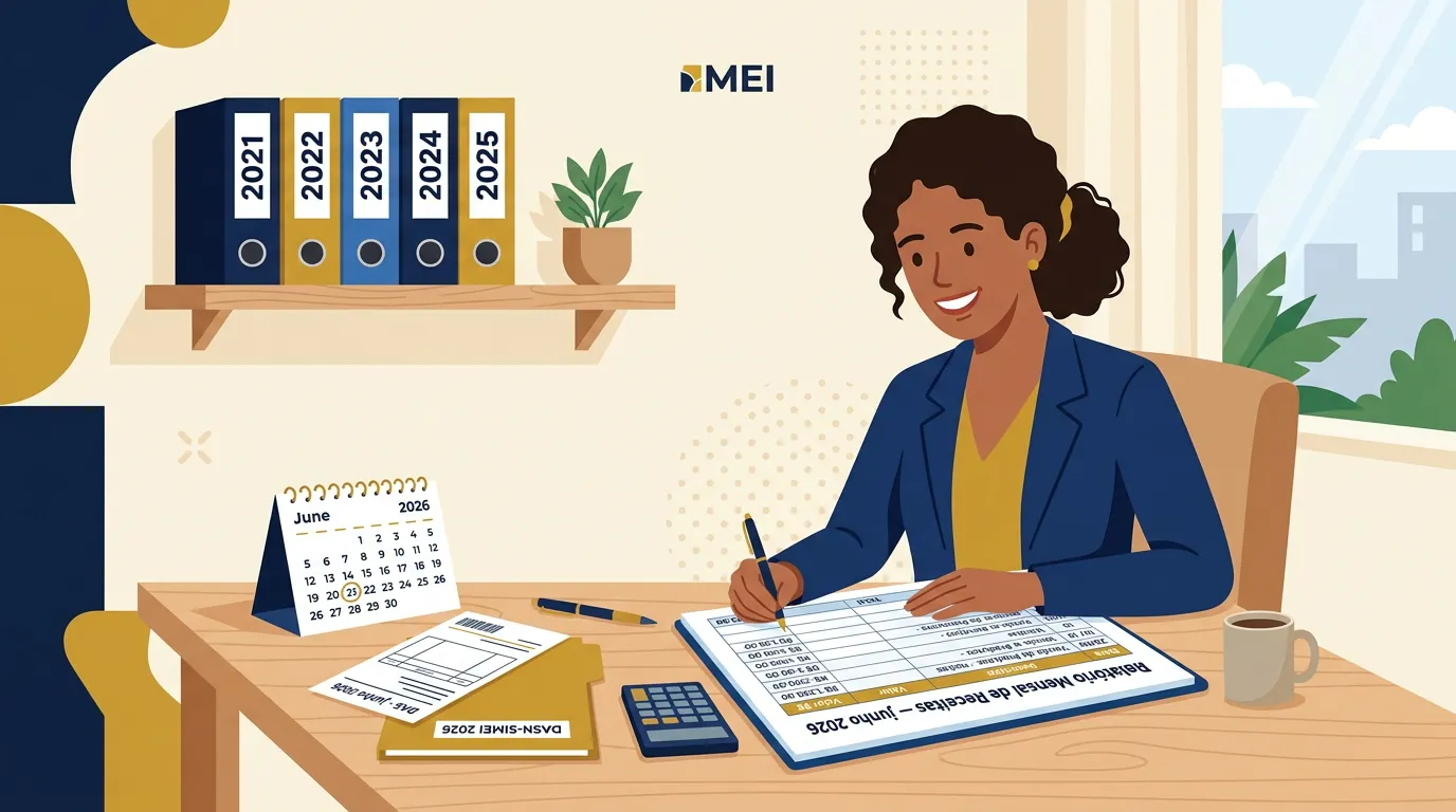 Relatório Mensal de Receitas do MEI: a obrigação que ninguém fala — e que pode travar sua DASN-SIMEI, seu IRPF e sua defesa na fiscalização