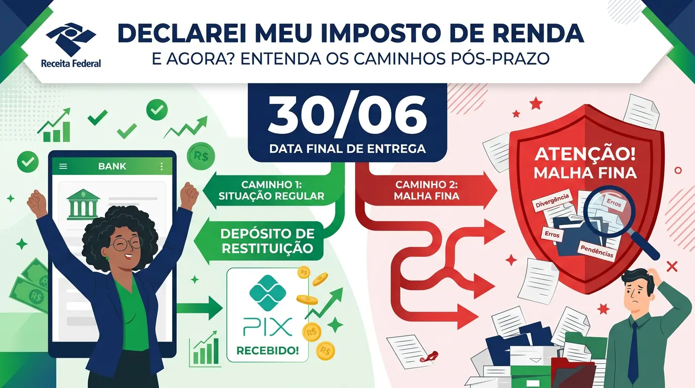 2º Lote de Restituição do IR 2026 cai em 30 de junho — você vai receber ou está na malha fina?