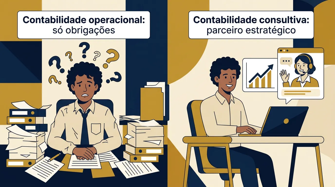 Como escolher a contabilidade certa para sua empresa em 2026 — e os 7 sinais de que você está com o contador errado