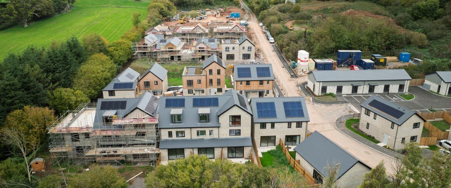 The first homes are free from scaffolding and final fit-outs are now underway.
