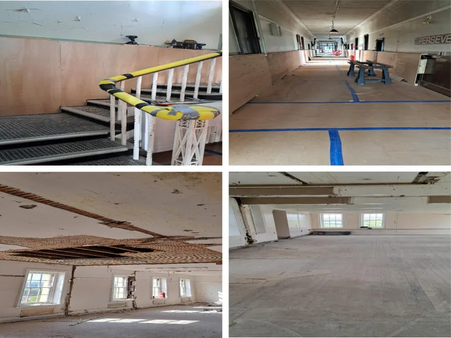 The former Caerleon College is being fully stripped to accommodate forty-two 1 & 2 bedroom apartments.