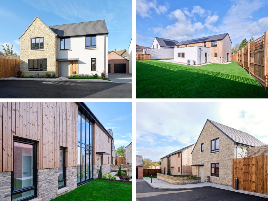 Carefully designed to fit in with the village, The Close features traditional homes with a contemporary twist, offering open plan living design, and a focus on energy efficiency