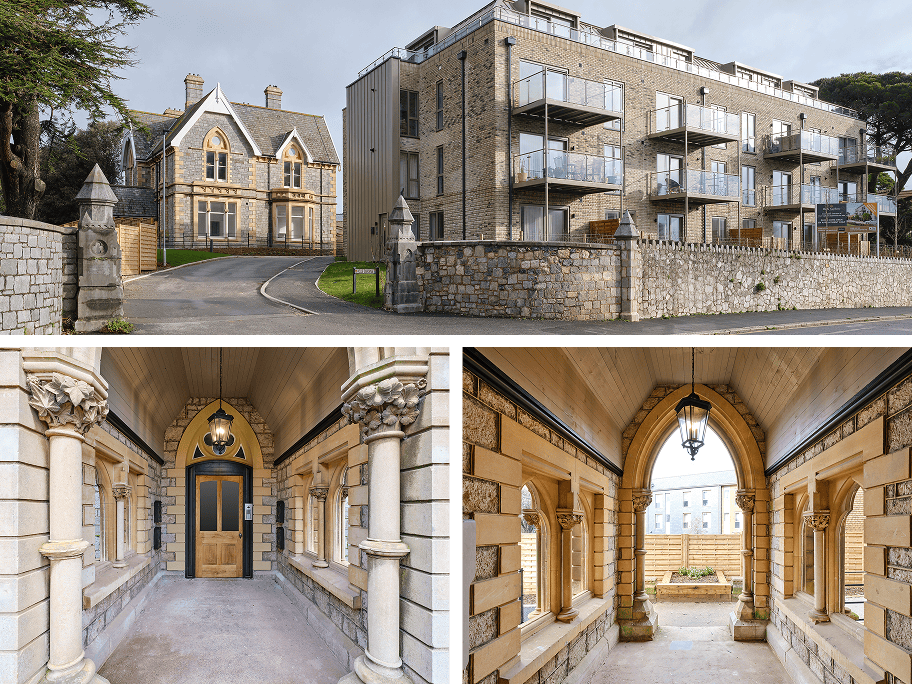 The final homes are set within the historic Eldin House and feature exceptionally retained Gothic architectural details throughout.