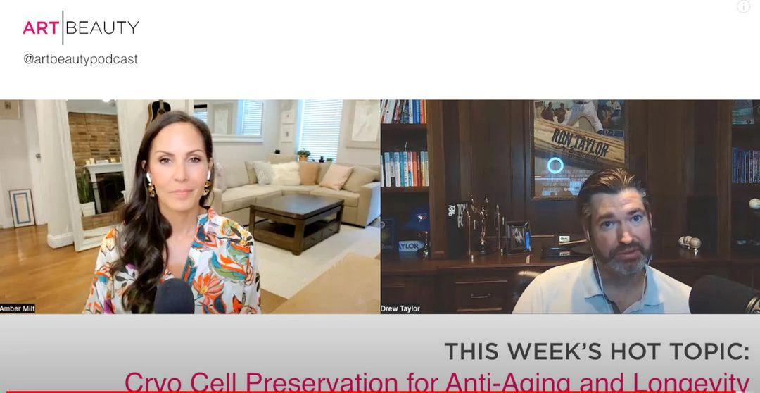 Two people communicating via video call, each visible on their screens, displaying expressions of engagement and interest.