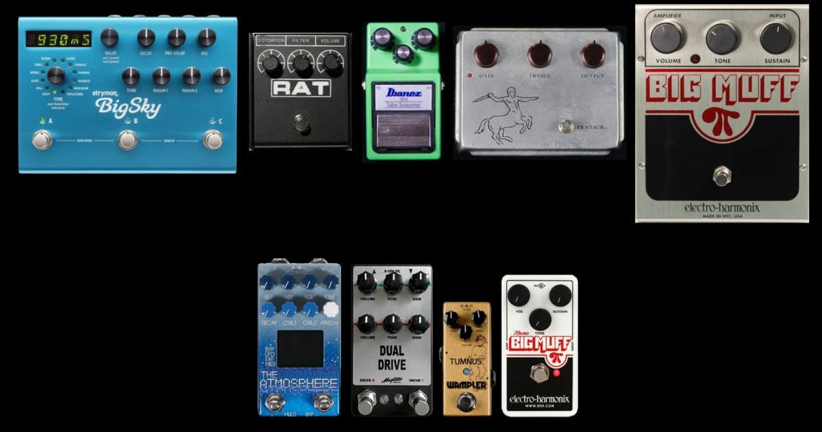 Use smaller pedals to make the most out of your pedalboard