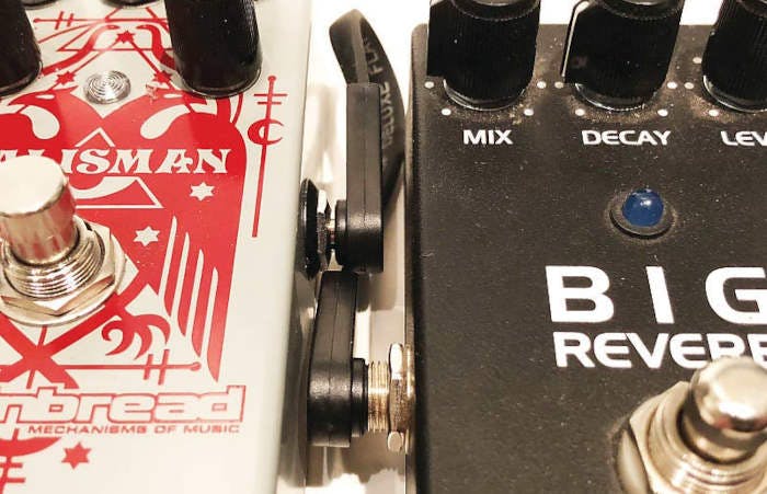 Cable management for pedal boards