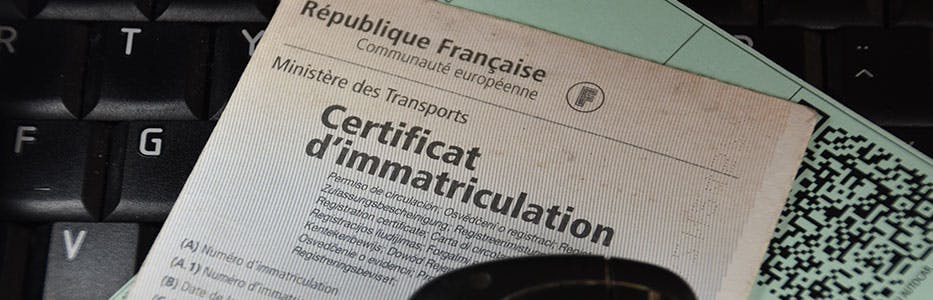 Défaut de carte grise