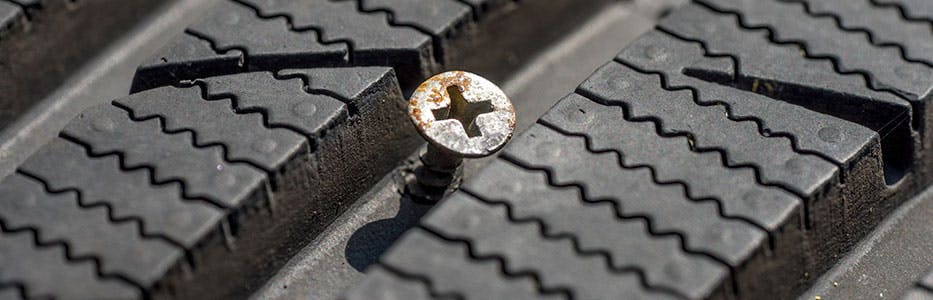 Réparation fuite pneu à Ath, crevaison pneu voiture