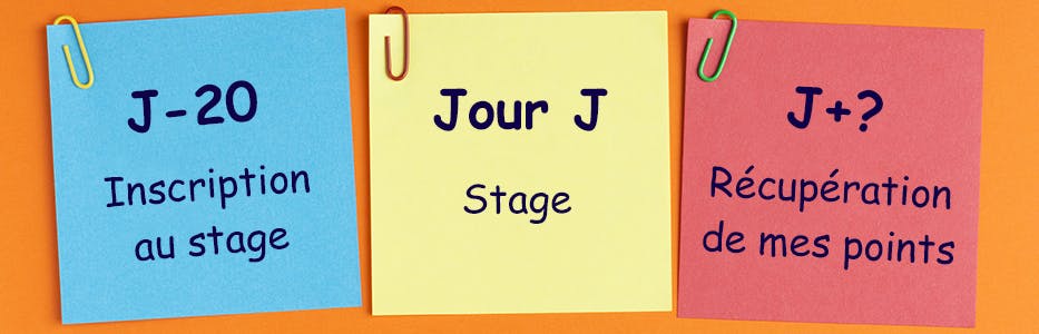 Combien de temps pour récupérer ses points après un stage ?