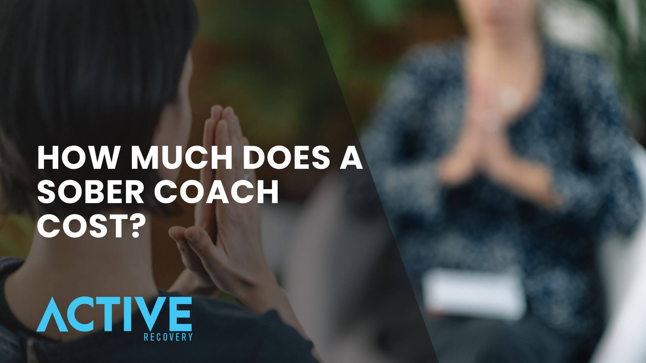 a female person working with a sober coach and meditating