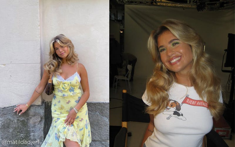 Matilda Djerf hair trend