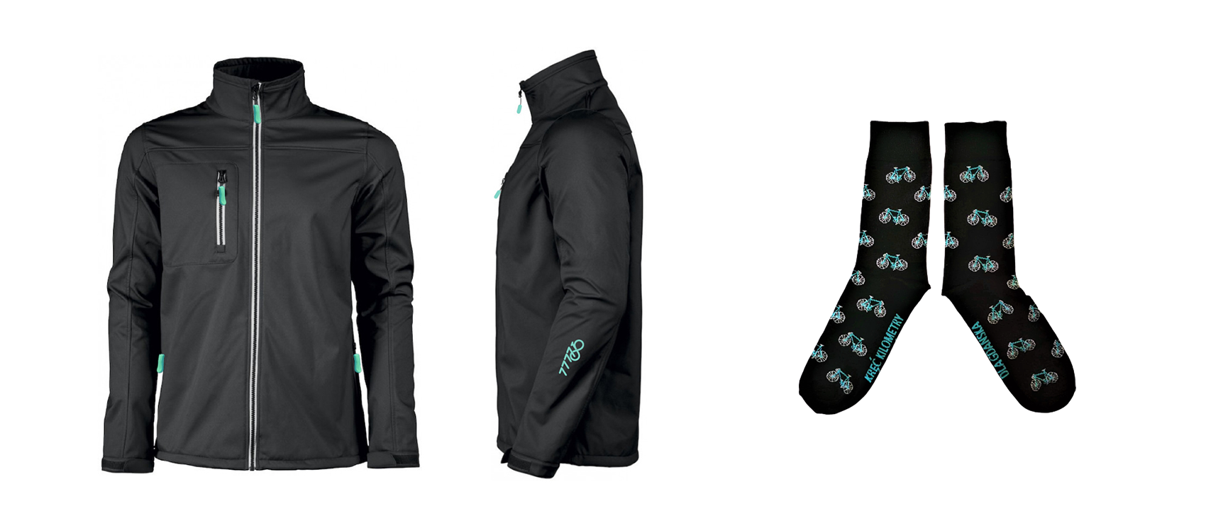 Bluza i skarpety z logo kampanii