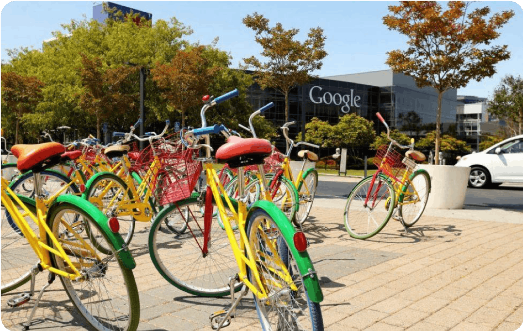 Bicycles in Google