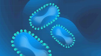 Illustration of the mpox virus