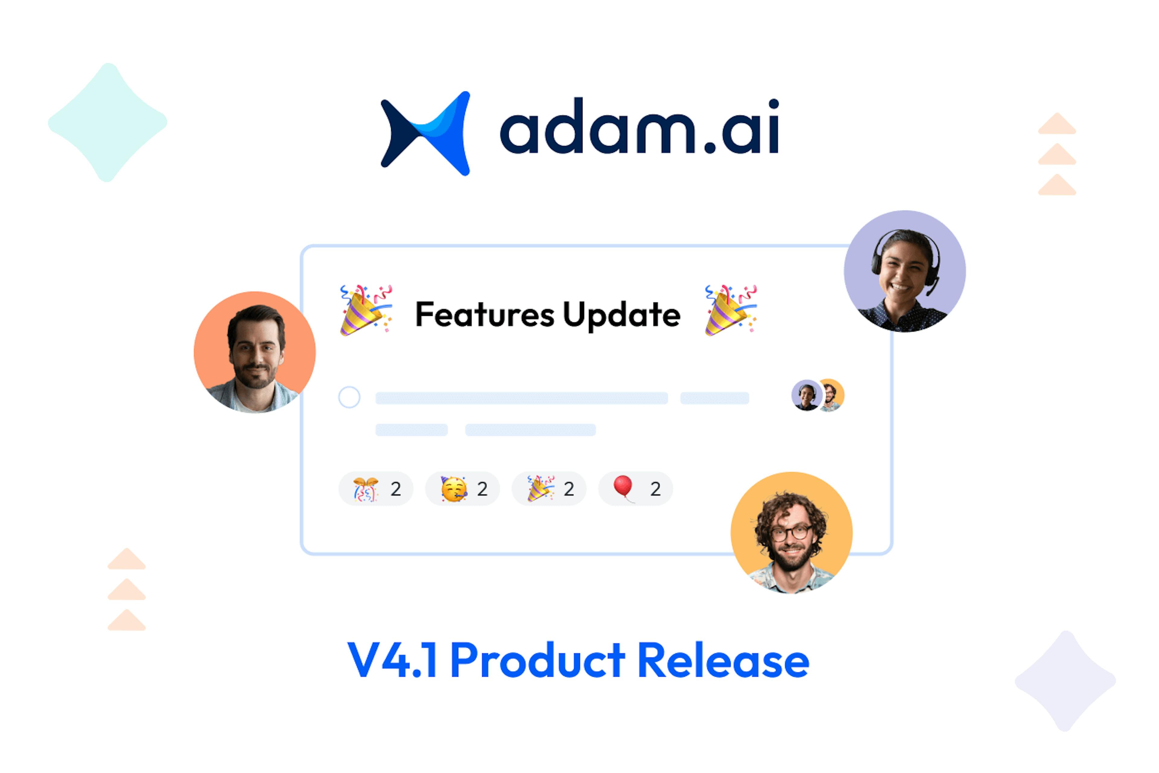 all-in-one meeting management adam.ai V4.1 product release 