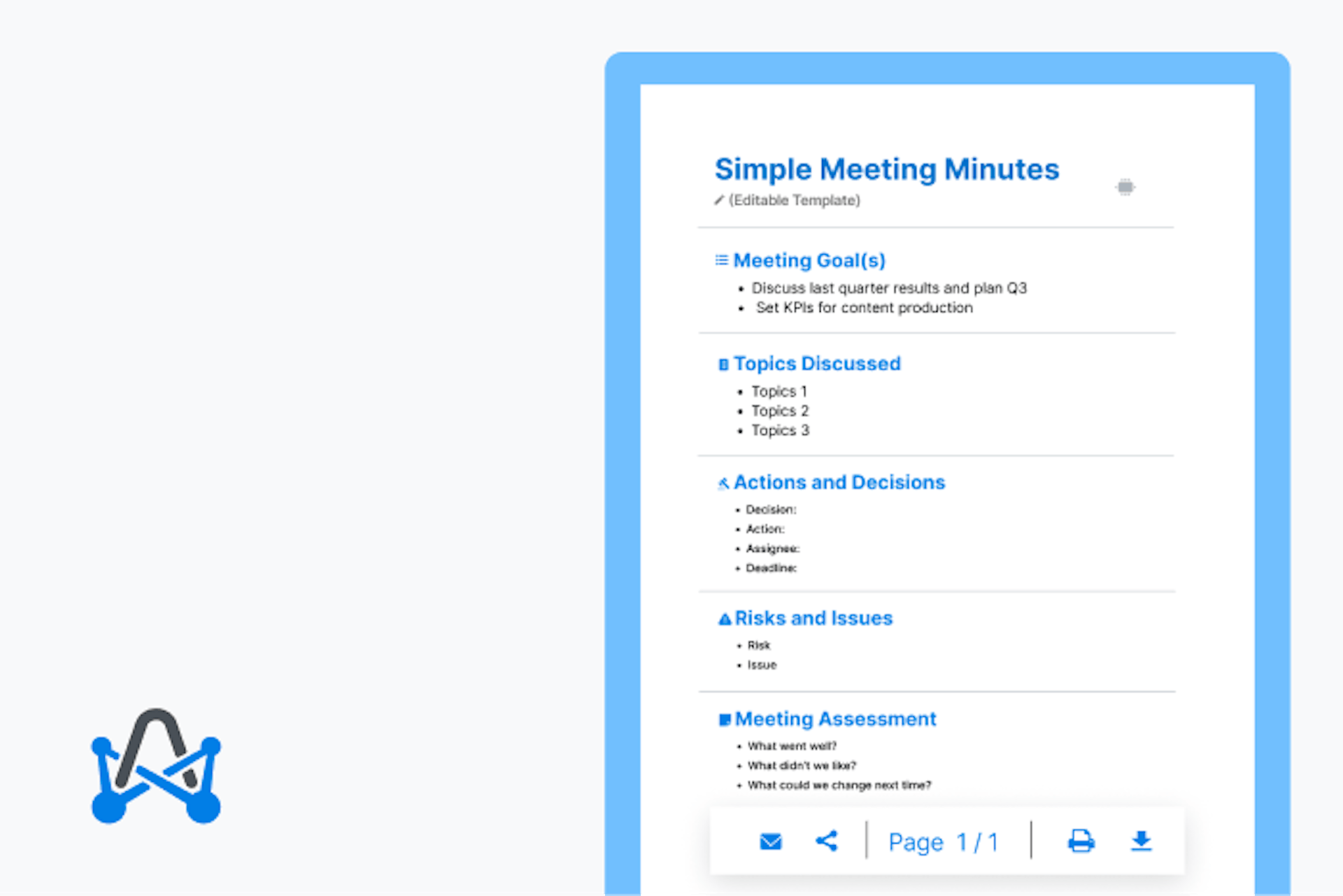 informal-meeting-minutes-template