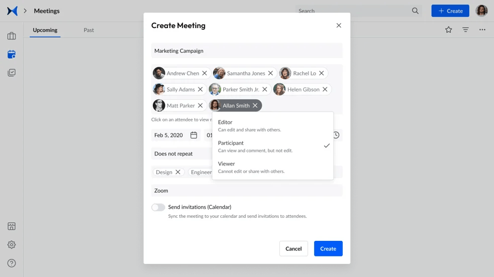 How to create an online meeting